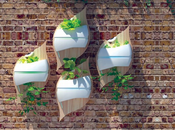 Stylish Leaf hydroponic system lets you grow veggies on walls ...