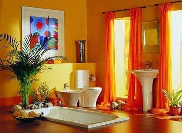 Colorful Concept in Bathroom Interior Design